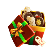 Santa’s Gift Rush 6 สัญลักษณ์ ช็อกโกแลต
