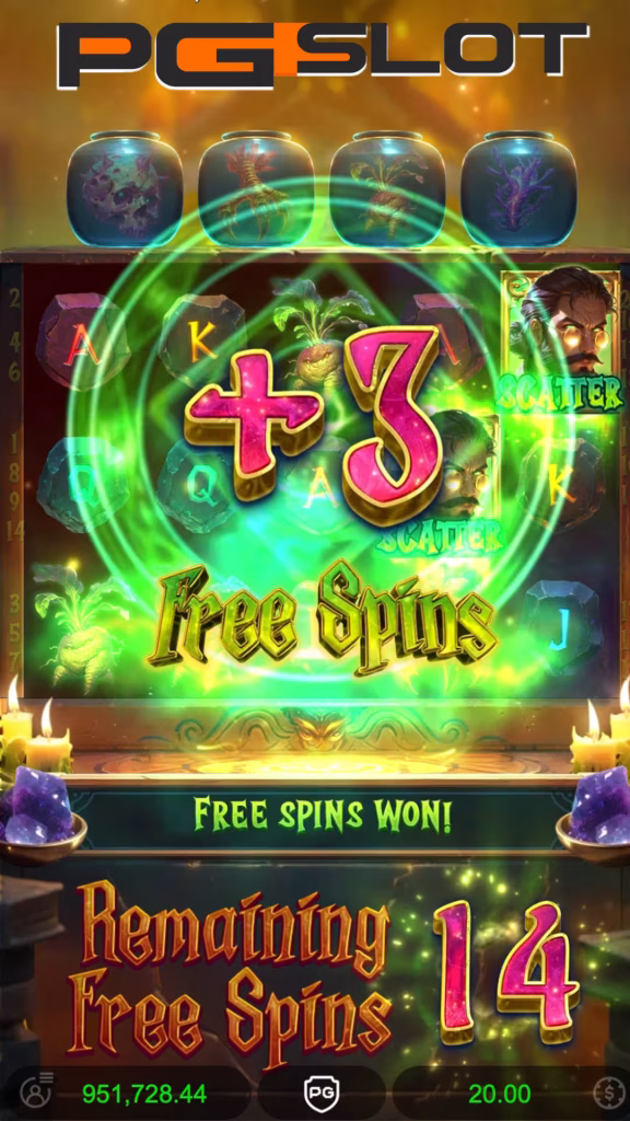 สูตรเล่นเกม Forbidden Alchemy เกมใหม่ ทำกำไรได้ง่าย 2026 5 Forbidden Alchemy-free-spins-feature-3