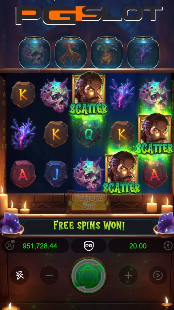 สูตรเล่นเกม Forbidden Alchemy เกมใหม่ ทำกำไรได้ง่าย 2026 3 Forbidden Alchemy-scatter
