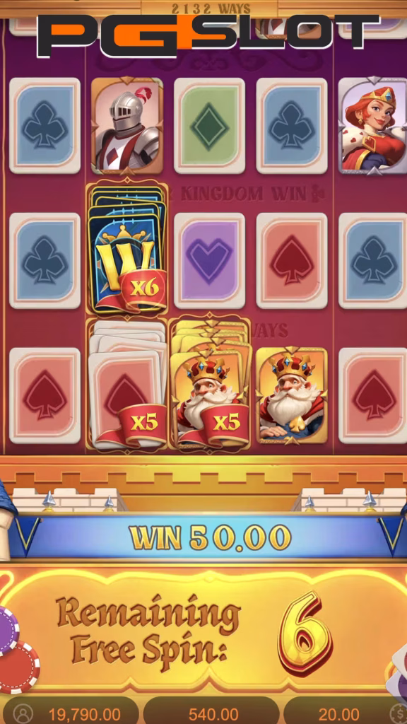 รีวิวเกม Poker Kingdom Win ชัยชนะในอาณาจักรโป๊กเกอร์ 2026 5 Poker Kingdom Win-pgslot